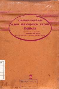 Image of Dasar-dasar Ilmu Mekanika Teori Djilid 3