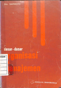 Image of Dasar - Dasar Manajemen