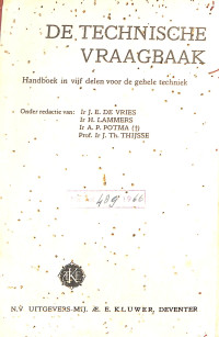 Image of De Technische Vraagbaak