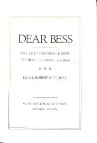 Image of Dear Bess