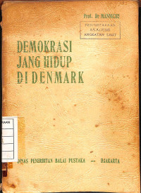 Image of Demokrasi Jang Hidup Di Denmark