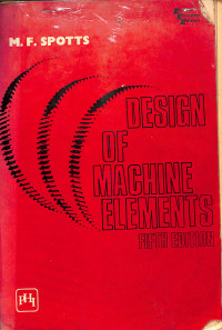 Image of Design of Machine Elements 5th Edition