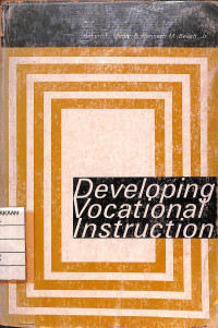 Image of Developing Vocational Instruction