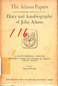 Image of Diary and Autobiography of John Adams Volume 2
