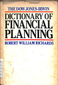 Image of Dictionary of Financial Planning