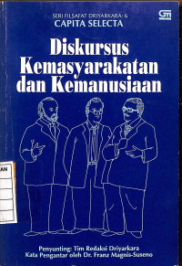 Image of Diskursus Kemasyarakatan dan Kemanusiaan