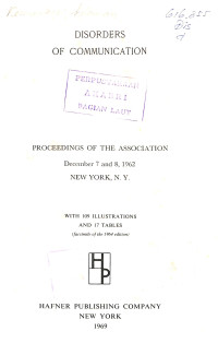 Image of Disorders of Communication