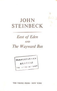 Image of East of Eden and The Wayward Bus