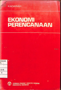 Image of Ekonomi Perencanaan
