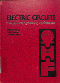 Image of Electric Circuits : Theory and Engineering Applications