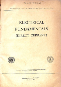 Image of Electrical Fundamental (Direct Current)