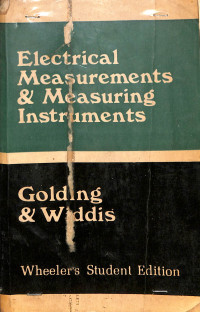 Image of Electrical Measurements & Measuring Instruments