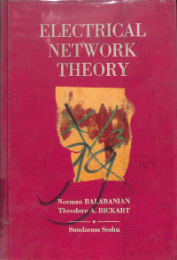 Image of Electrical Network Theory