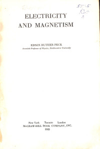Image of Electricity and Magnetism