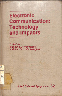 Image of Electronic Communication : Technology and Impacts