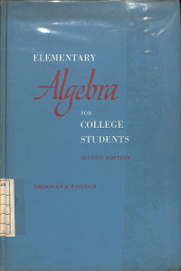 Image of Elementary Algebra for College Students