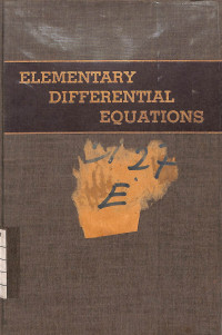 Image of Elementary Differential Equations