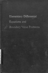 Image of Elementary Differential Equations and Boundary Value Problems