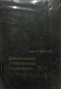 Image of Elementary Differential Equations Third Edition