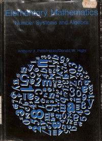 Image of Elementary Mathematics Number Systems and Algebra