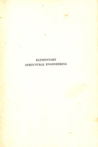 Image of Elementary Structural Engineering