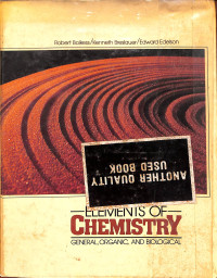 Image of Elements of Chemistry, General Organic, and Biological