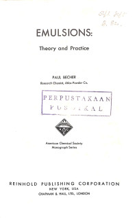 Image of Emulsions : Theory and Pratice