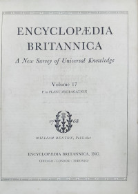 Image of Encyclopaedia Britannica - Volume 17 : P to Plant Propagation