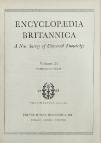 Image of Encyclopaedia Britannica - Volume 21 : Sordello to Texas