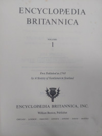 Image of Encyclopedia Britannica - Volume 1