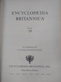 Image of Encyclopedia Britannica - Volume 19 : Razor to Schurz