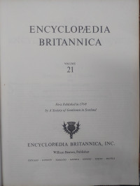 Image of Encyclopedia Britannica - Volume 21 : Spelman to Timmins