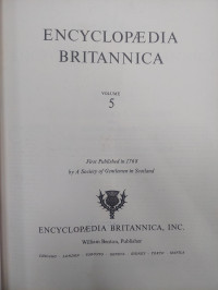 Image of Encyclopedia Britannica - Volume 5 : Carthusians to Cockcroft