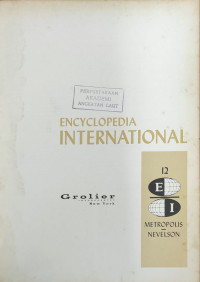Image of Encyclopedia International - 12 Metropolis Nevelson