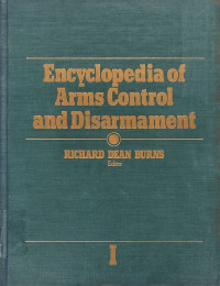 Image of Encyclopedia of Arms Control and Disarmament - Volume I