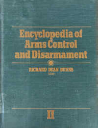 Image of Encyclopedia of Arms Control and Disarmament - Volume II