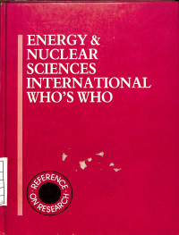 Image of Energy & Nuclear Sciences International Who's Who