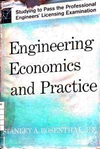 Image of Engineering Economics and Practice