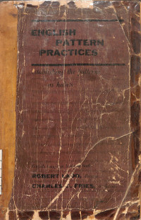 Image of English Pattern Practices : Establishing the patterns as habits