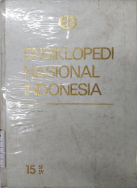 Image of Ensiklopedi Nasional Indonesia - 15 : SF-SY