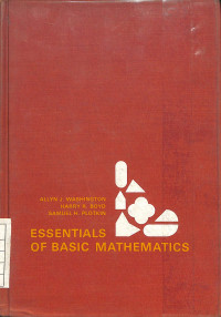 Image of Essentials of Basic Mathematics