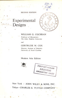 Image of Experimental Designs - 2nd Edition (Modern Asia Edition)
