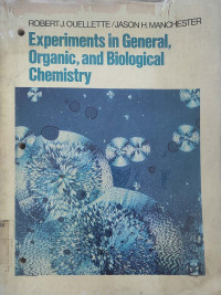 Image of Experiments in General, Organic, and Biological Chemistry