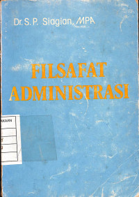 Image of Filsafat Administrasi