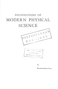 Image of Foundations of Modern Physical Science