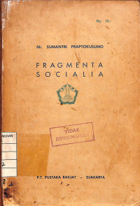 Image of Fragmenta Socialia