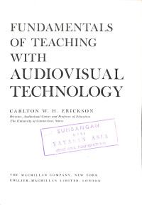 Image of Fundamentals of Teaching with  Audiovisual Technology