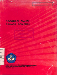 Image of Geografi Dialek Bahasa Tombulu