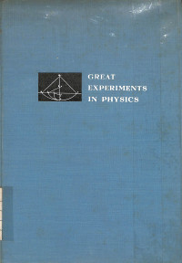 Image of Great Experiments in Physics