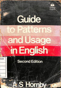 Image of Guide to Patterns and Usage in English - Second Edition